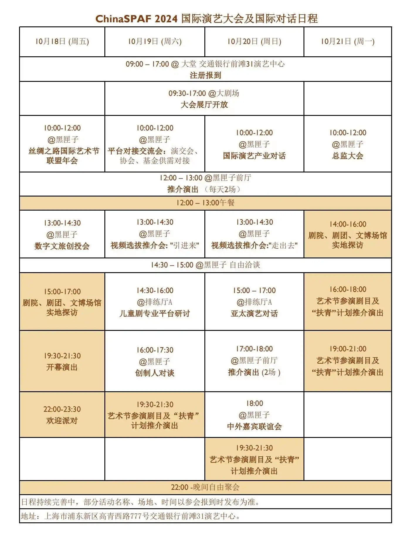 中国上海国际艺术节 - 国际演艺大会